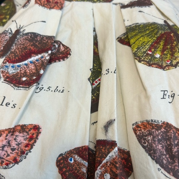 Maeve (Anthropologie) Size 4 Butterfly Print Strapless Dress with tule skirt EUC - Picture 11 of 11